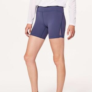 Lululemon Train Times Short 6" Moody Blues